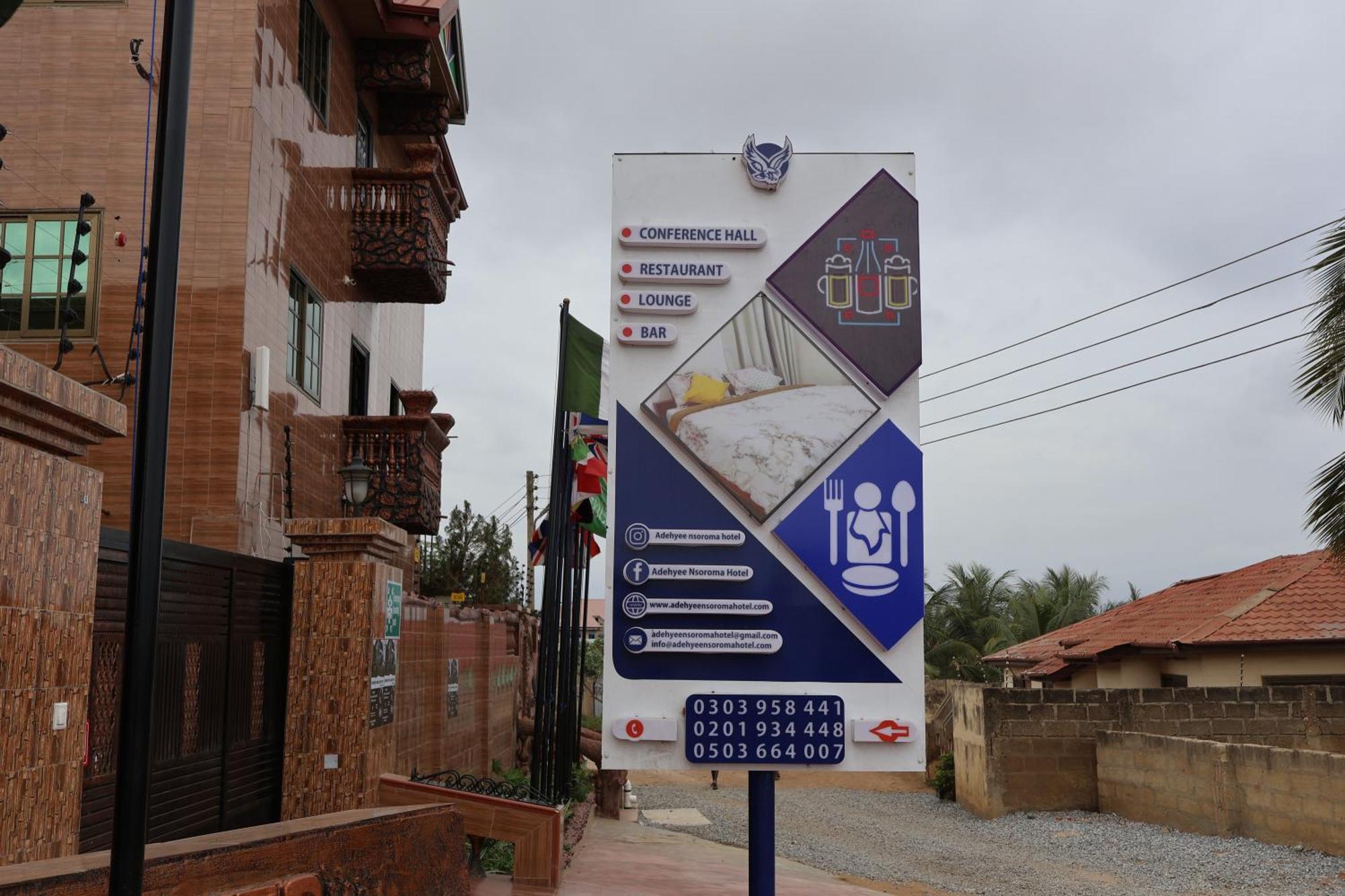 Adehyee Nsoroma Hotel Kasoa Exterior photo